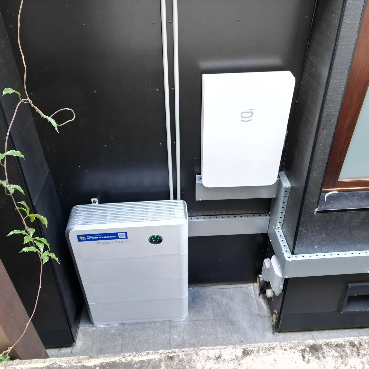 Solar battery installation